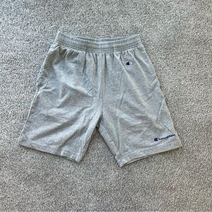 grey champion sweat shorts